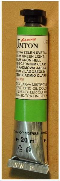 Barva olej. - kadmium.zelená sv.