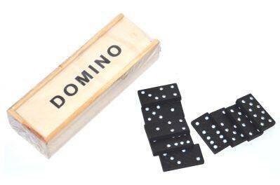 Domino - dřevěná krabička