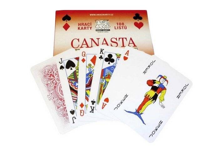 Karty Canasta (papírová krabička)
