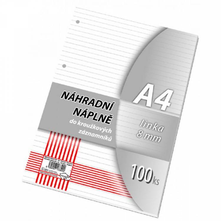 Náhradní vložka do karis A4 linka/100L