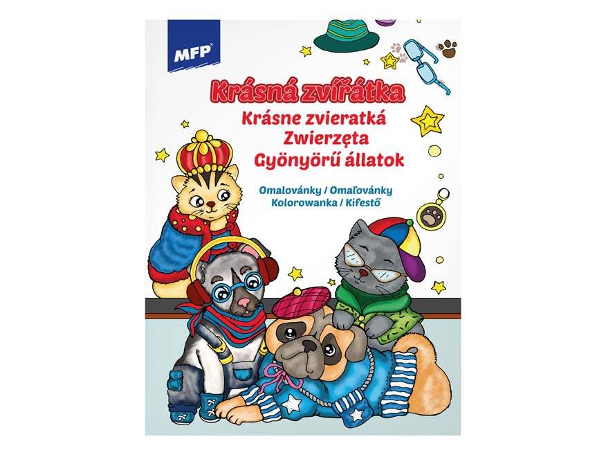 Omalovánky A4 Krásná zvířátka