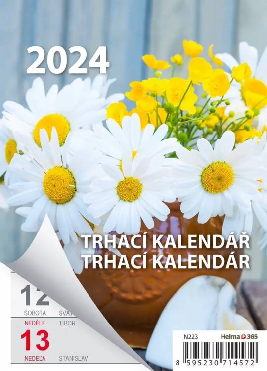 Týdenní kalendář trhací A6