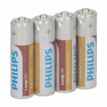 Baterie R6/4 LONGlife tužková AAA Philips