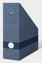 Box archivní zkosený Montana modrý II 110mm