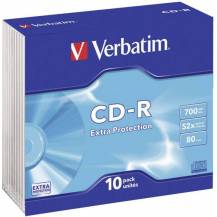 CD-R Verbatim 52x 700MG/tenká krabička
