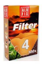 Filtr na kávu č.4/100ks. AluFix