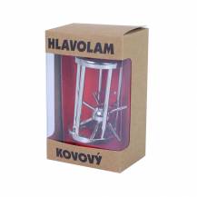 Hlavolam - Ježek v kleci (kovový)