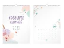 Kalendář nástěnný 2023 Kreativní