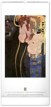 Nástěnný kalendář 33x64cm Gustav Klimt