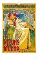 Nástěnný kalendář Alfons Mucha