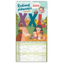 Nástěnný kalendář Rodinný plánovací XXL 33x64cm