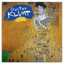 Poznámkový kalendář 30x30cm Gustav Klimt