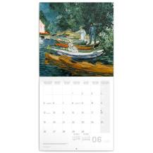 Poznámkový kalendář 30x30cm Vincent van Gogh