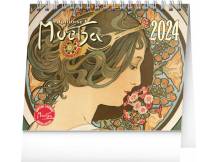 Stolní kalendář Alfons Mucha 16,5x13cm