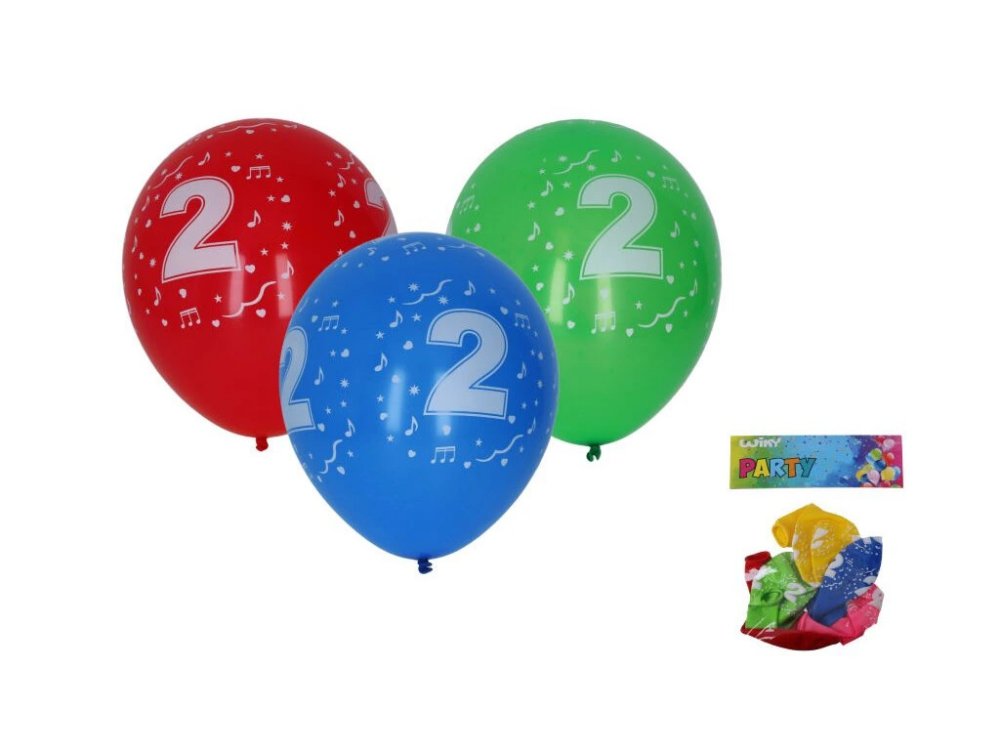 Balonky nafukovací 30cm/5ks - č.2