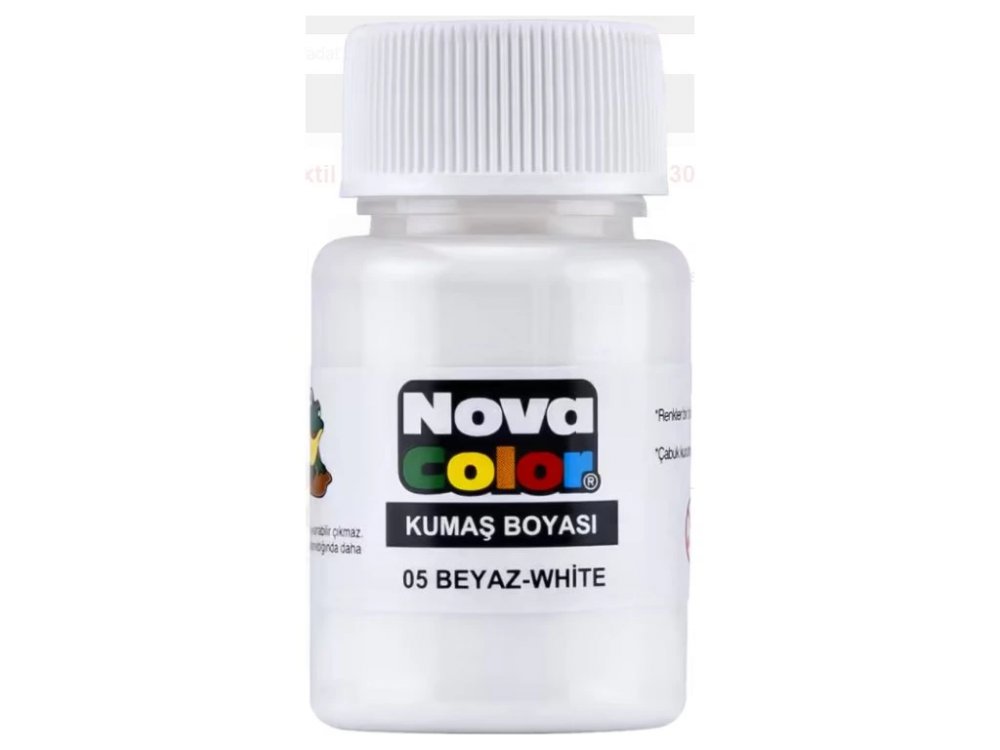 Barva na textil 30ml Bílá