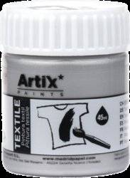 Barva na textil 45ml stříbrná