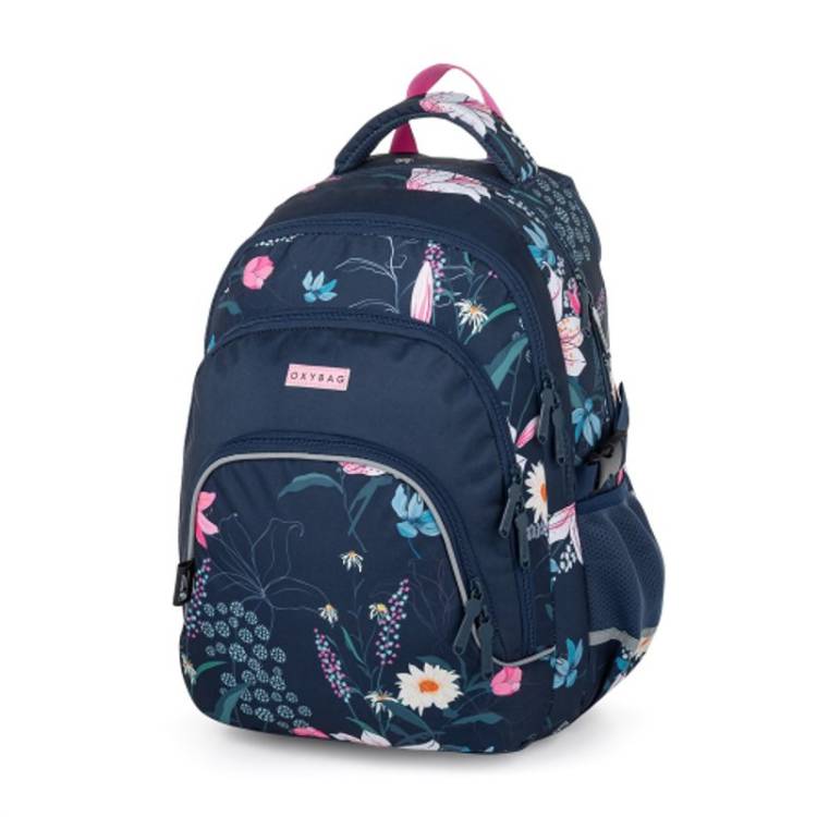 Batoh školní student OXY SCOOLER Flowers
