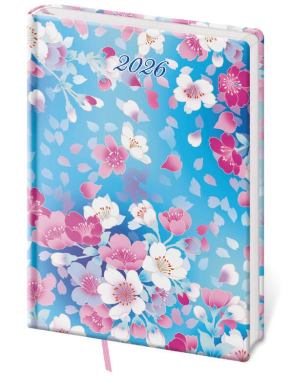 Diář A5 denní Vario Lyra - Blossom