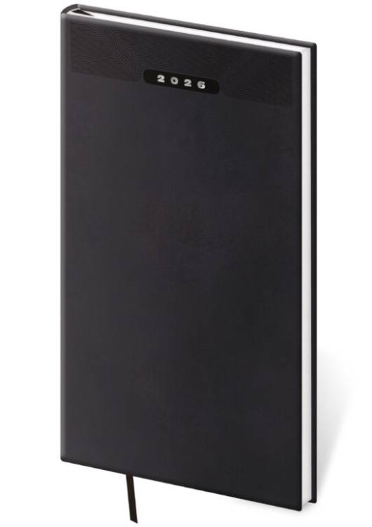 Diář kapesní týdenní Print Classic - černá