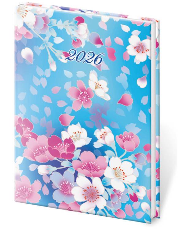 Diář kapesní týdenní Vario A7 Lyra Blossom