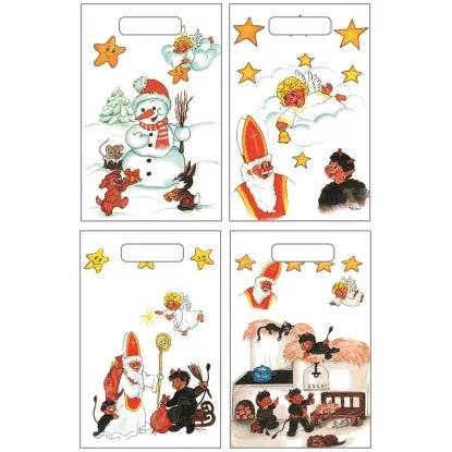 Mikulášský sáček malý 205x320mm bílý