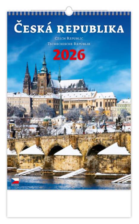Nástěnný kalendář Česká republika/Czech Rebublic