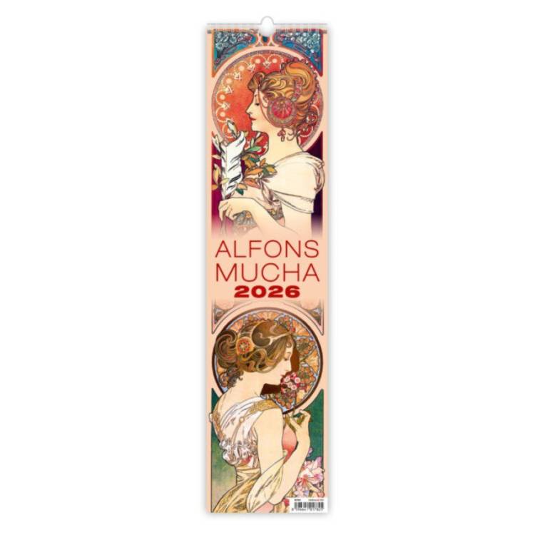 Nástěnný kalendář Vázanka Alfons Mucha
