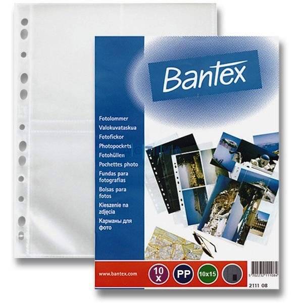 Obal závěsný Bantex 10x15/8F/10ks