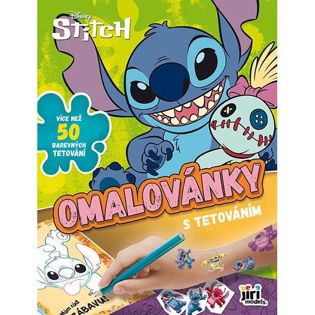 Omalovánky A4 s tetováním Stitch