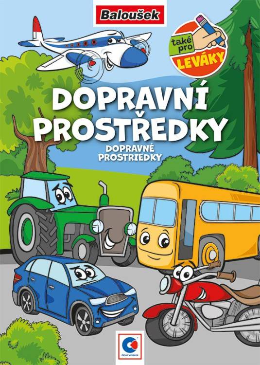 Omalovánky A5 Dopravní prostředky