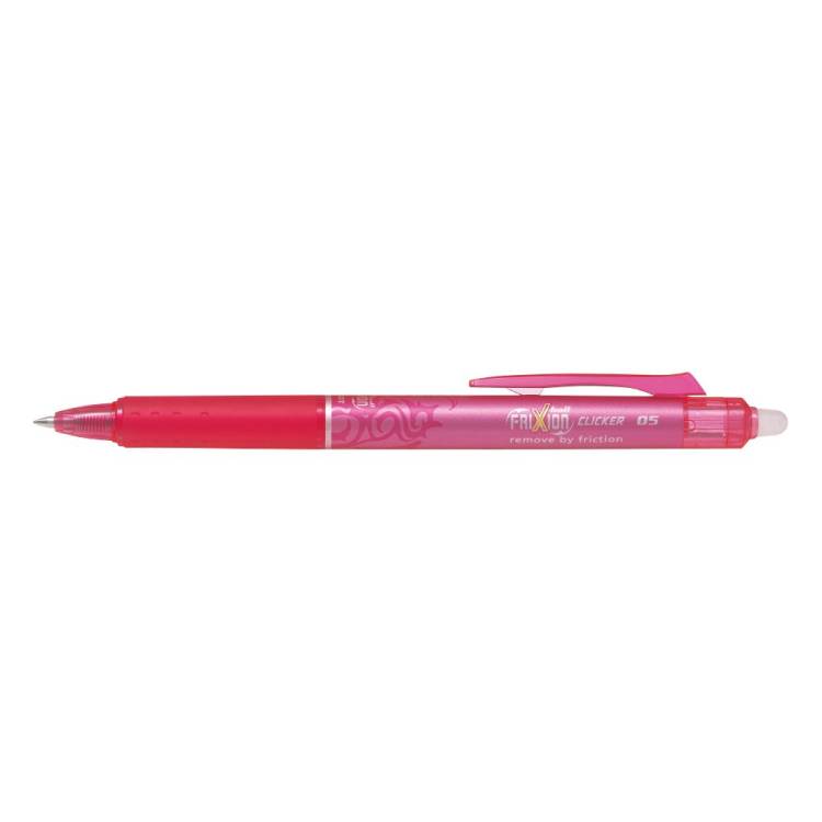 Pilot FriXion gumovací roller Clicker 0,5 růžová