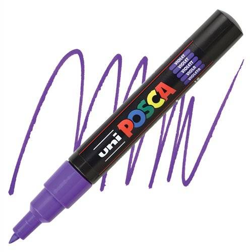 POSCA popisovač akrylový PC-1M Extra 0,7-1mm - fialový