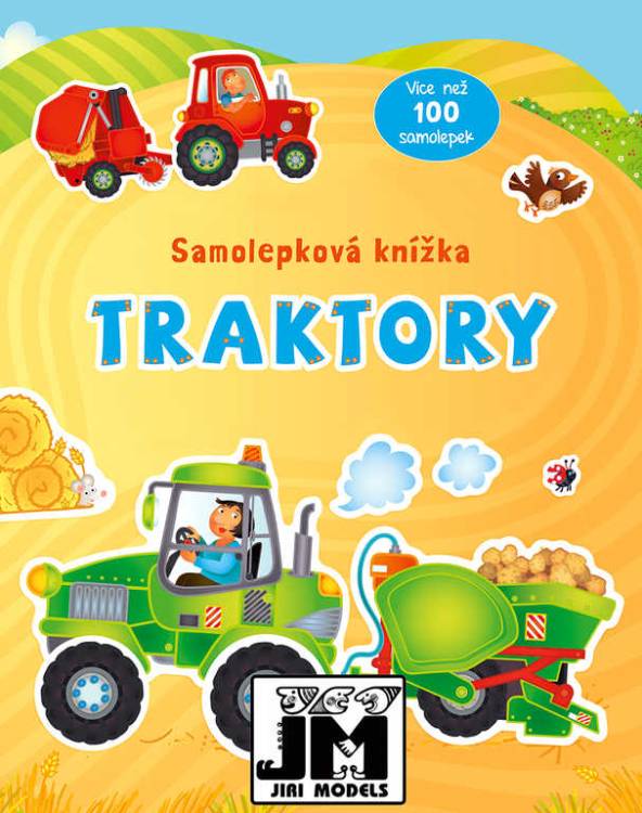 Samolepková knížka A4 Traktory