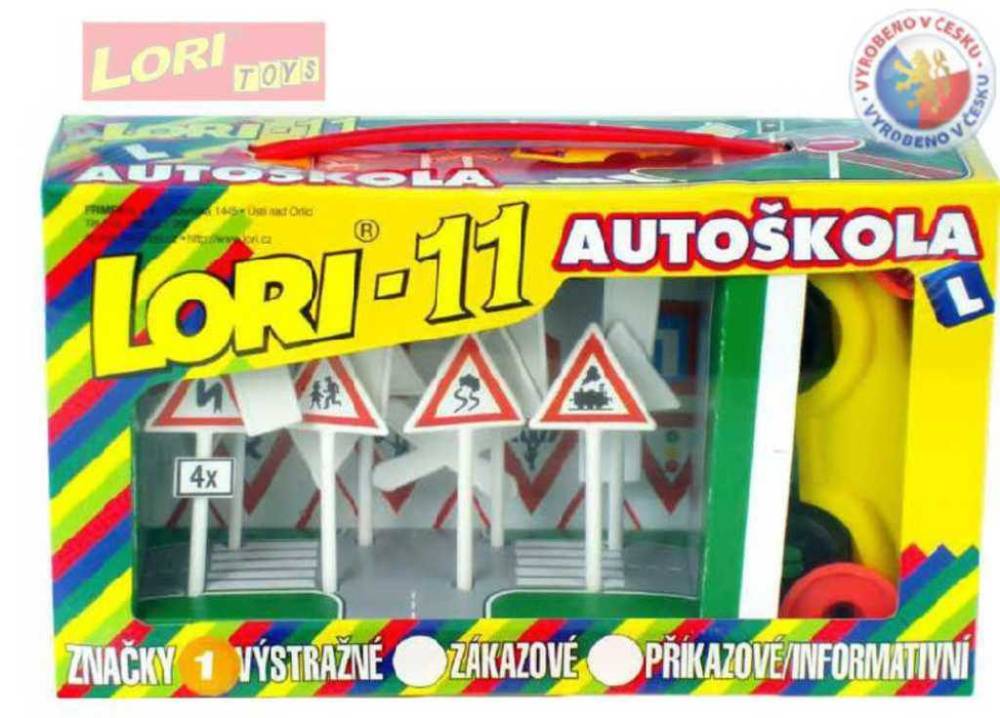 Stavebnice LORI 11 Autoškola - Dopravní prostředky