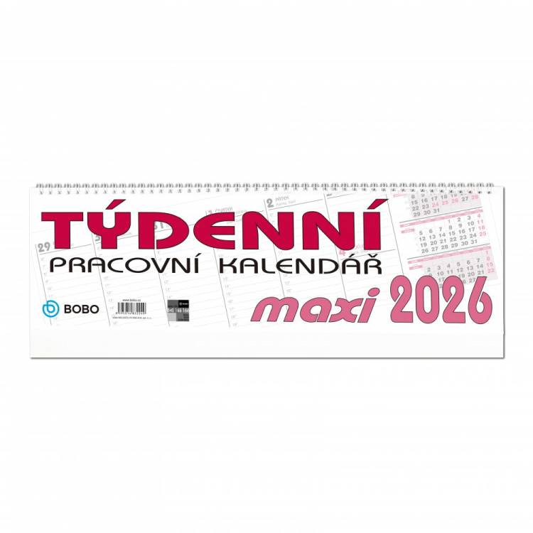 Stolní kalendář MAXI - týdenní sloupcový