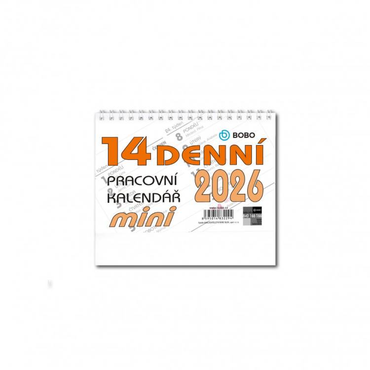 Stolní kalendář MINI - 14denní řádkový