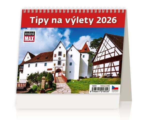 Stolní kalendář MiniMax Tipy na výlety