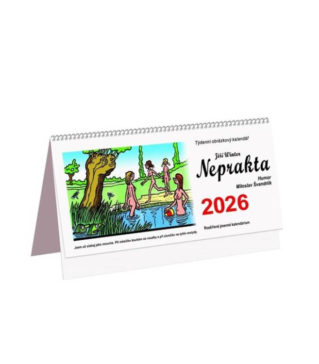 Stolní kalendář Neprakta 2026