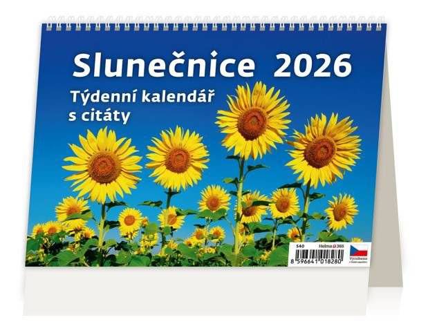 Stolní kalendář Slunečnice