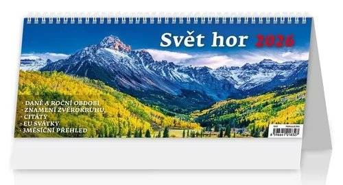 Stolní kalendář Svět hor
