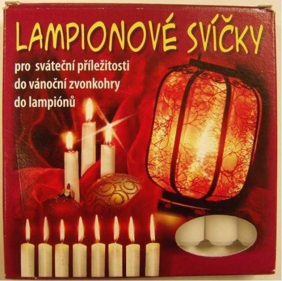 Svíčka lampionová 8ks v krabičce