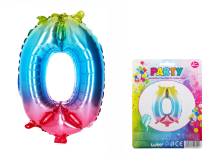 Balonek nafukovací číslo "0" 40cm