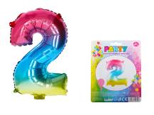 Balonek nafukovací číslo "2" 40cm