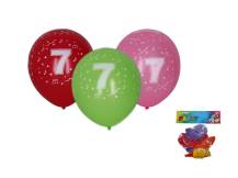 Balonky nafukovací 30cm/5ks - č.7