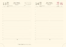 Diář A5 denní Nebrasca - anglická červená