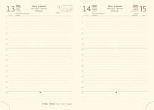 Diář A5 denní Nebrasca - anglická červená