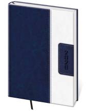 Diář A5 týdenní Classic - modro/bílá