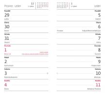 Diář kapesní - Napoli 14denní - design 6