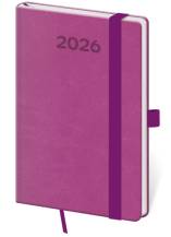 Diář kapesní týdenní Print Pop - fialová